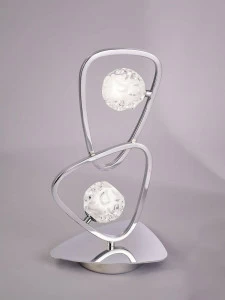 Настольная лампа Mantra Lux 5018 MANTRA ДИЗАЙНЕРСКИЕ 080281 Прозрачный;хром