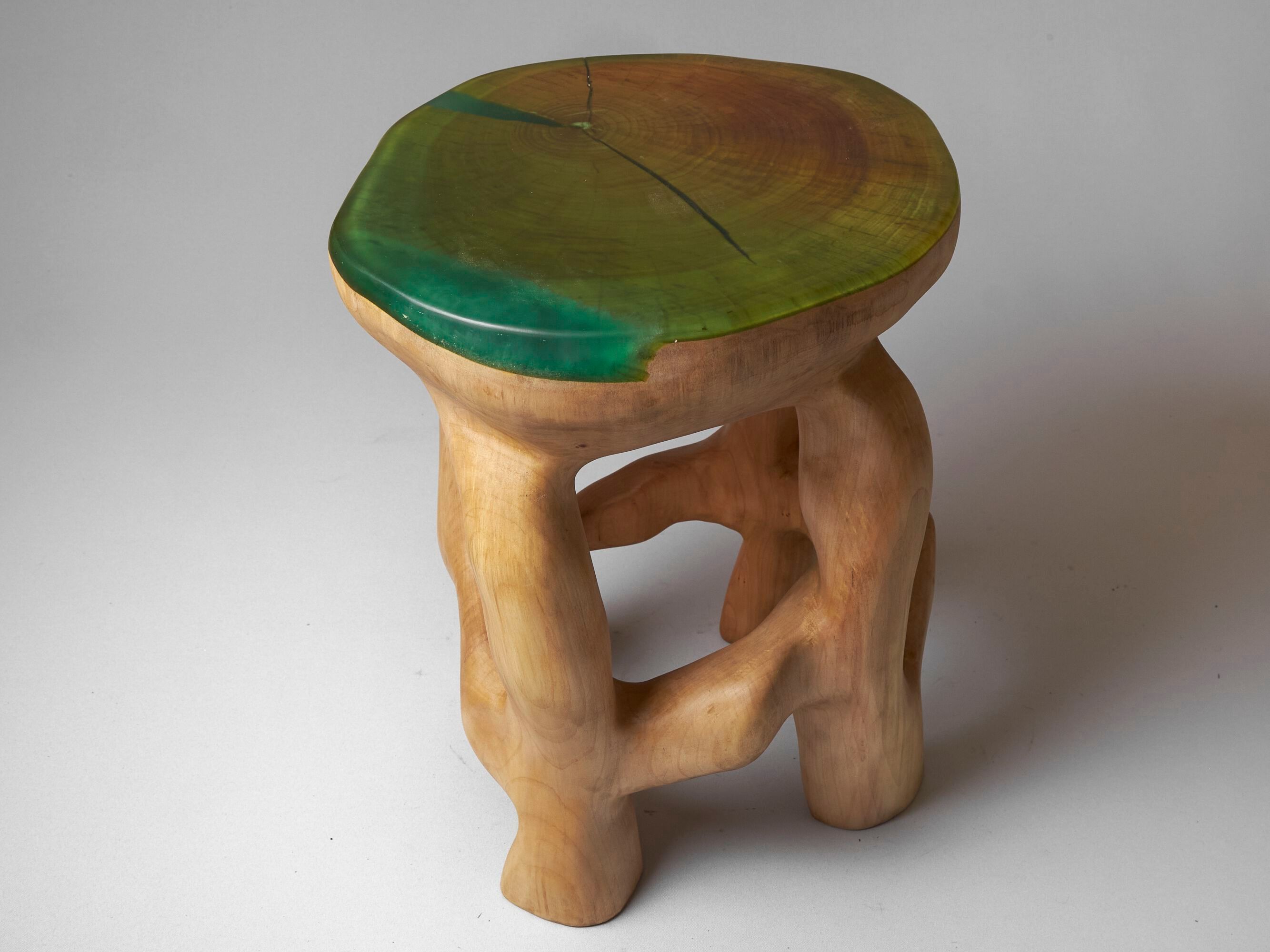 Деревянный журнальный столик / табурет Logniture Satyrs ARCH-00029617 - Вид №6