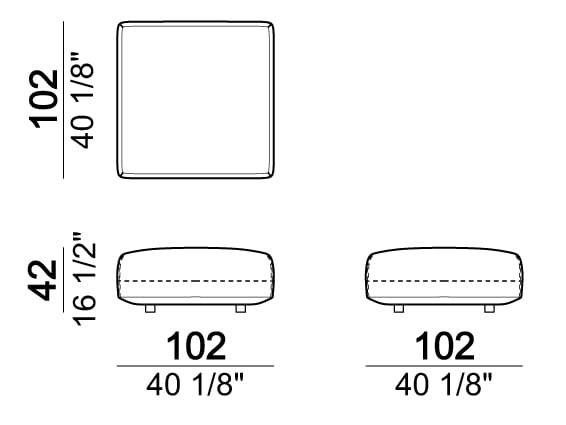 3-местный тканевый секционный диван Arketipo Starman ARCH-00099910 - Вид №16