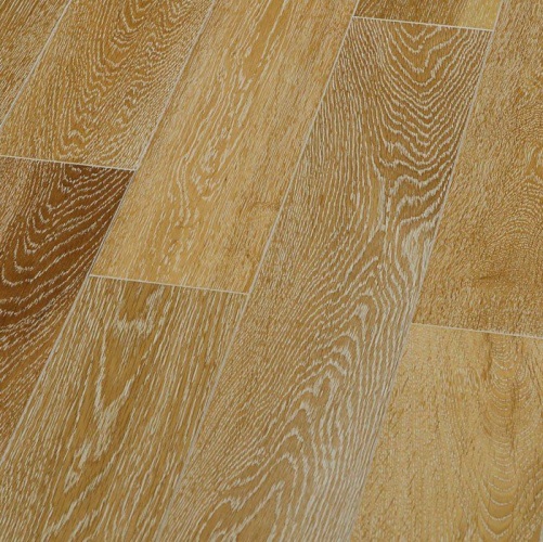 Массивная доска Magestik floor С покрытием Беленый Дуб с брашью (Текстурированная) 300-1800х125 мм MGK Magestic floor 2600300186 - Вид №5