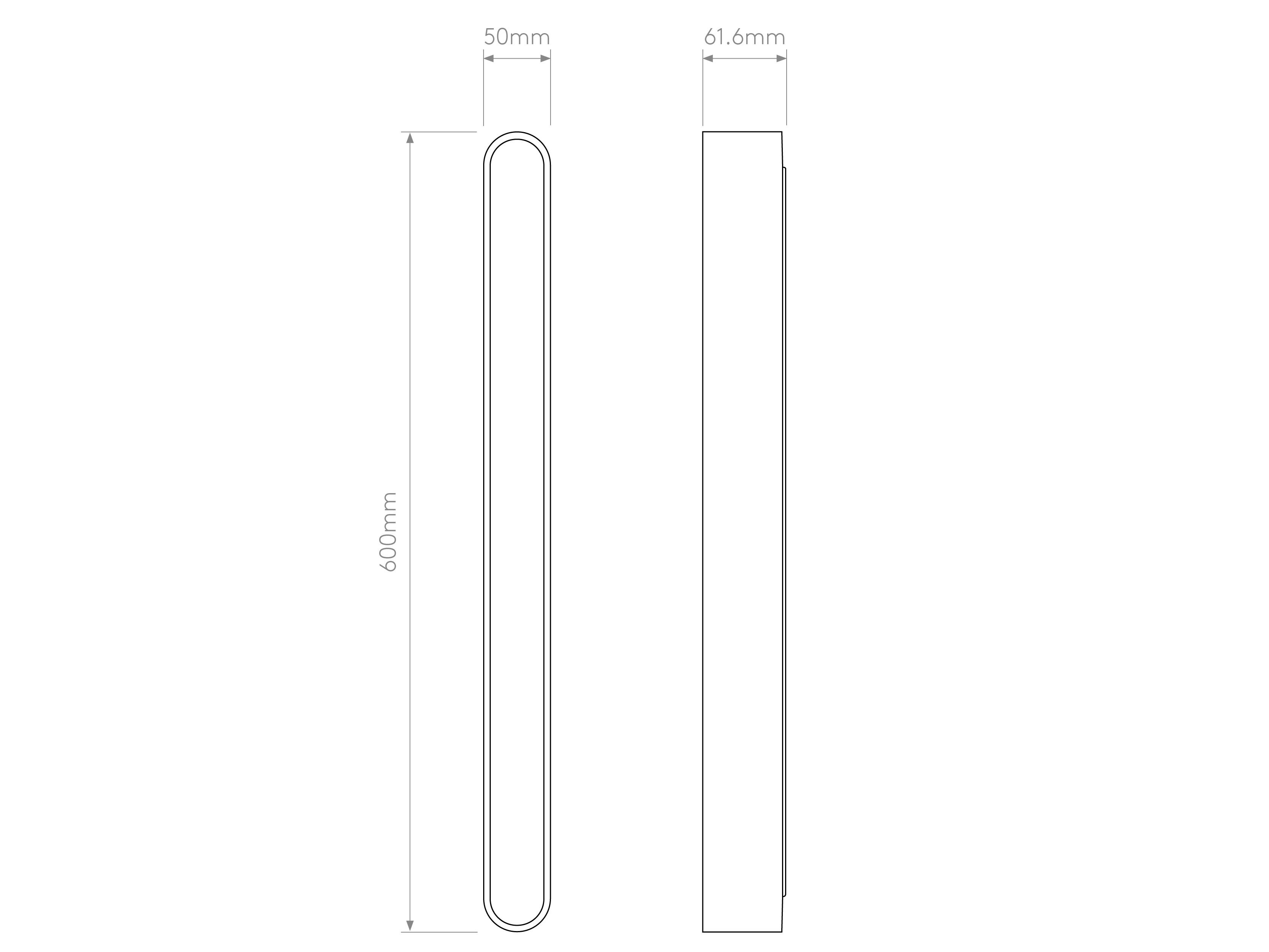 Алюминиевый светодиодный светильник с регулируемой яркостью Astro Lighting ATTICUS 600 ARCH-00038007 - Вид №10