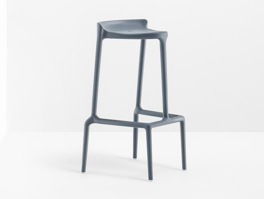 Pedrali Высокий штабелируемый табурет из полипропилена Happy 490 - Вид №2
