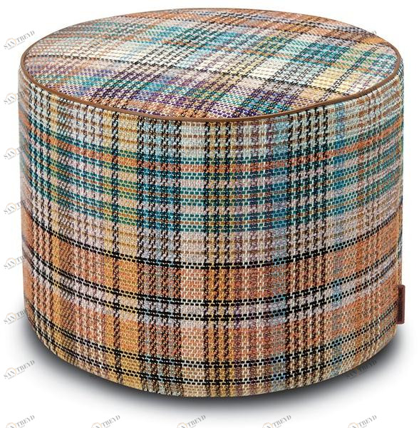 MissoniHome Пуф Cylinder из двухсторонней жаккардовой ткани Alps sun-id-1474306