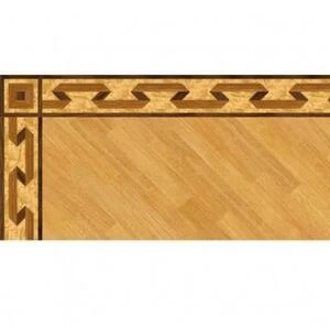 Художественный паркет Da Vinci Паркетный Бордюр 26-145 Орех Европейский (Грецкий) Селект (Гладкая) 1000х200 мм.
