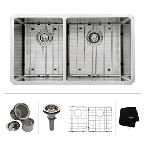 KHU104-33 Мойка кухонная прямоугольная Krausru 
