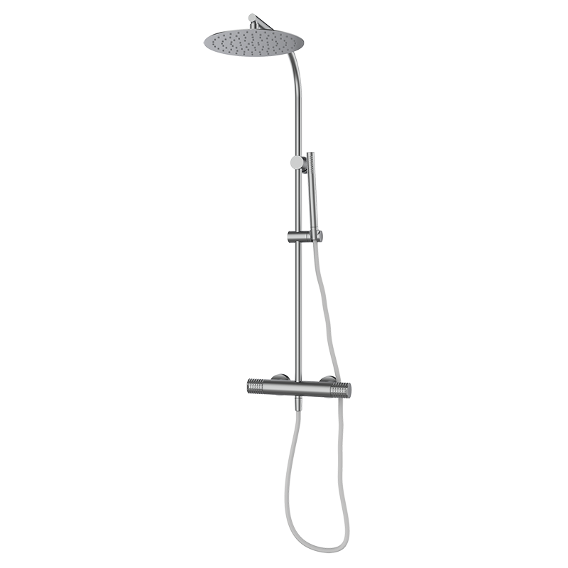 75425753 PREMIUM INOX душ термостатический с колонкой Нержавеющая сталь GRB MIXERS 