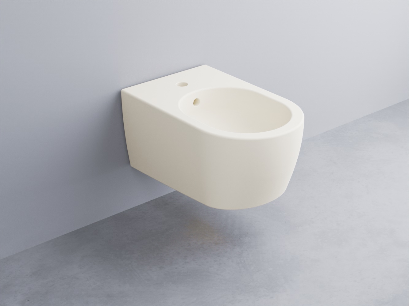 SMBSNW-TL Биде подвесное с одним отверстием под смеситель, в комплекте с крепежами 53 cielo Smile Ceramica Cielo