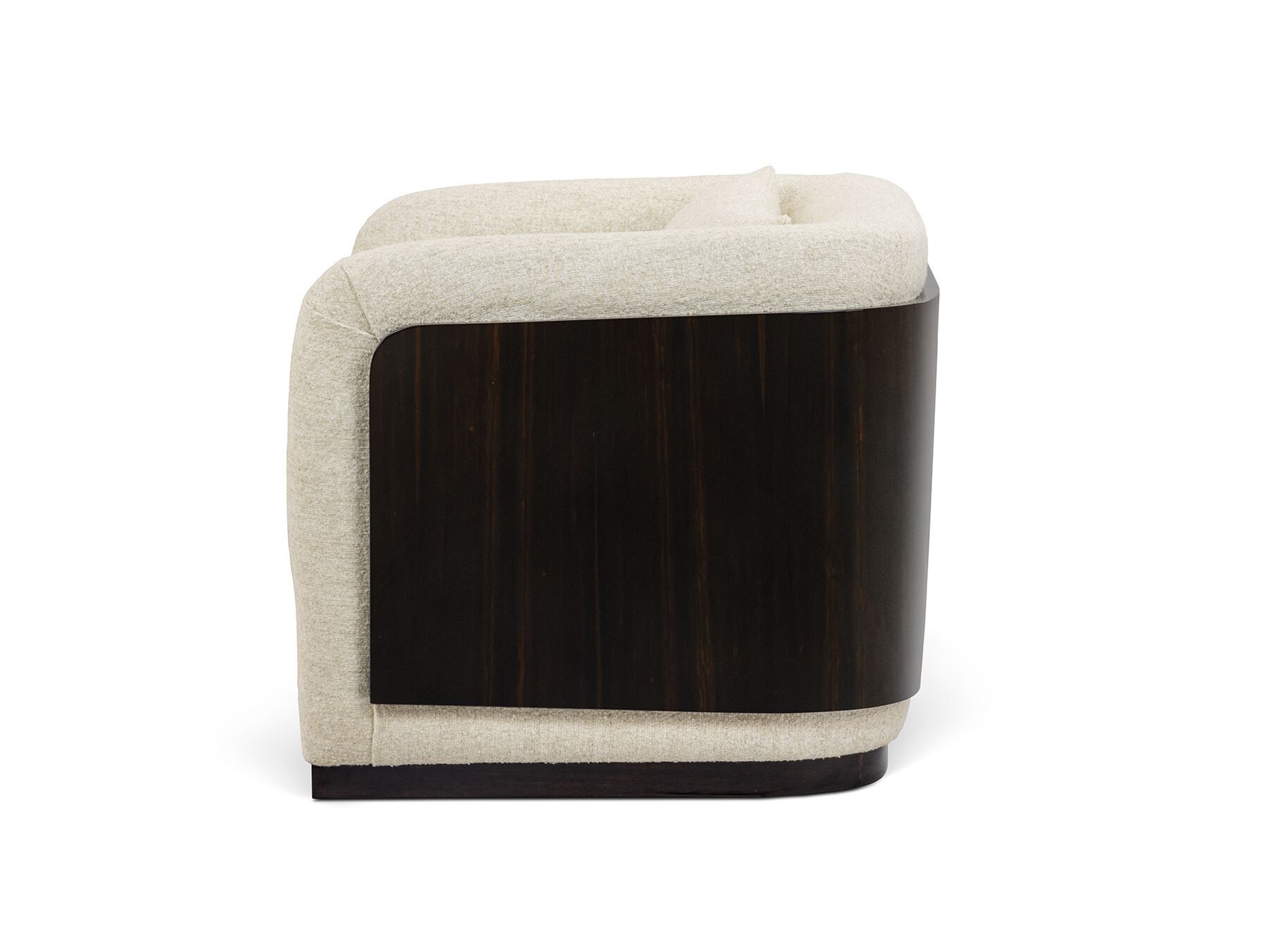 Черное кресло с подлокотниками JOSÉ LEITE DE CASTRO BARI ARCH-00016239 - Вид №1