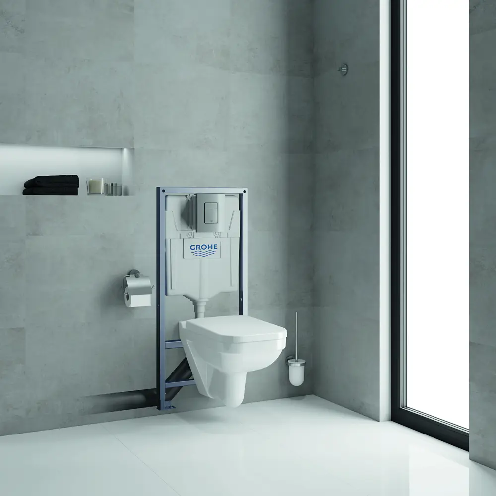 Комплект инсталляция с унитазом Grohe Solido 4 в 1 82108804 STLM-2063152 - Вид №7