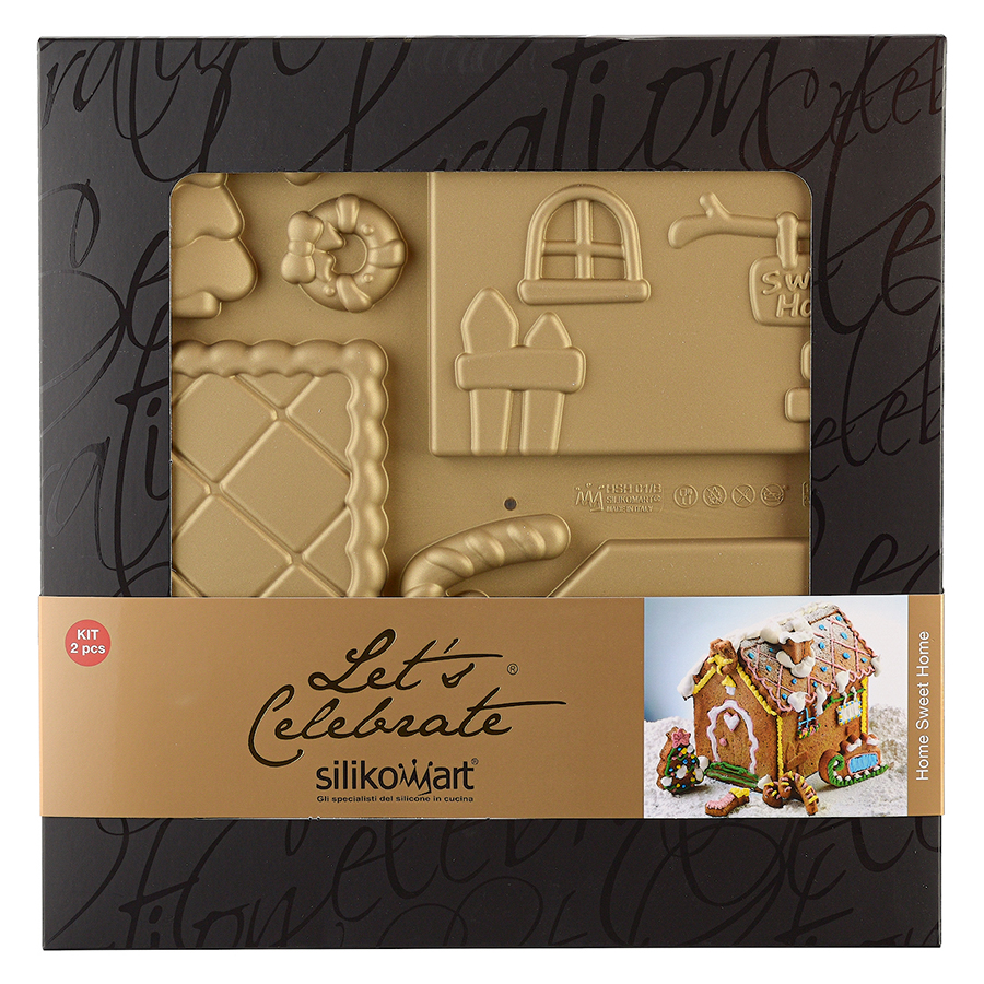 25.601.63.0068 Набор для приготовления пряничного домика home sweet home 31 х 31 см, силикон Silikomart  - Вид №5