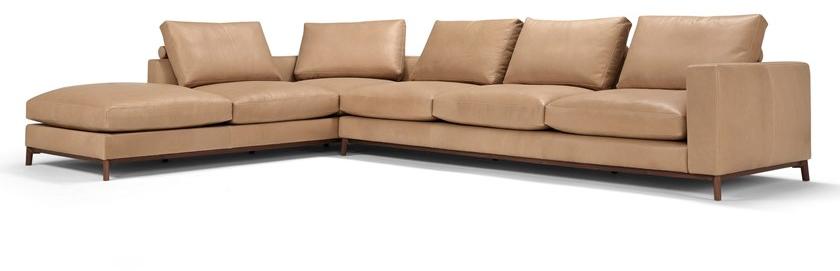 AMURA 6-местный угловой диван в коже Dorsey Am023.061+082 - Вид №1