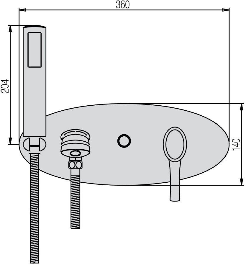 Rubinetterie Frattini Смеситель для ванны Delizia sun-id-1511554 - Вид №1