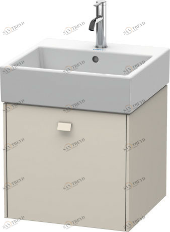 BR405209191 Тумбочка подвесная Brioso #BR4052 484 x 459 мм Серо-коричневый декор Duravit