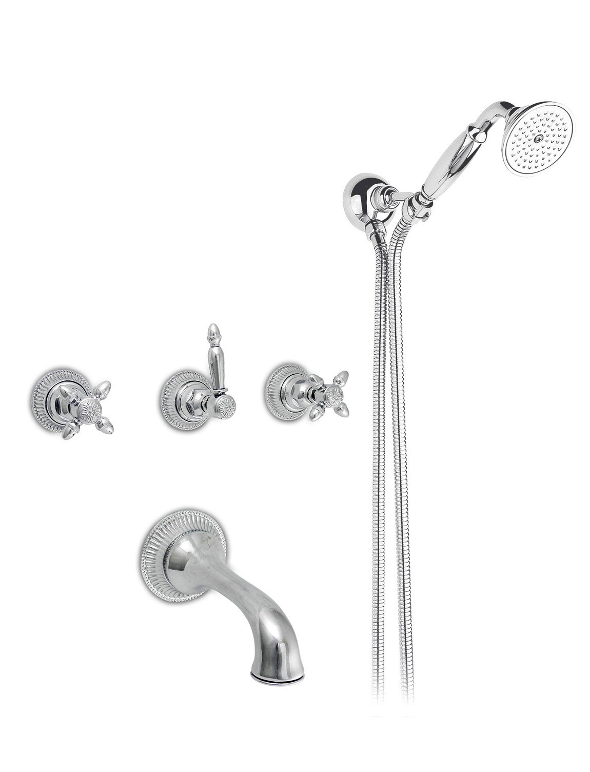 1203 ** 36 Комплект ванны с центральным изливом «парус» Nicolazzi Series Impero 