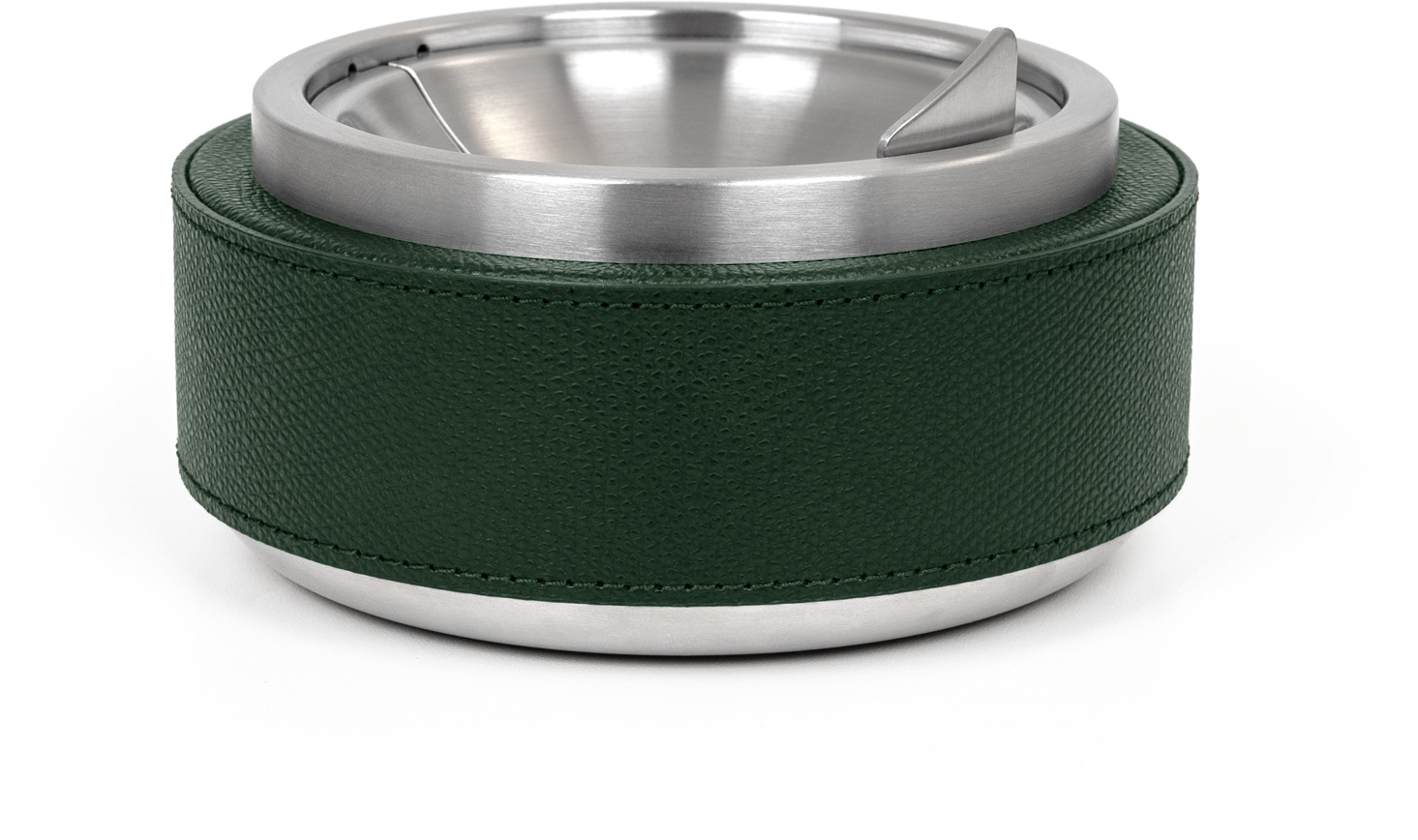 Пепельница Luna - Ø 13,5XH7,5 см / зерненая кожа_ТЕМНО-СИНИЙ