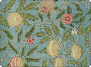 10646095 Pimpernel Подставка под горячее Pimpernel "Фрукты, синий фон" 30,5х23см Пробка