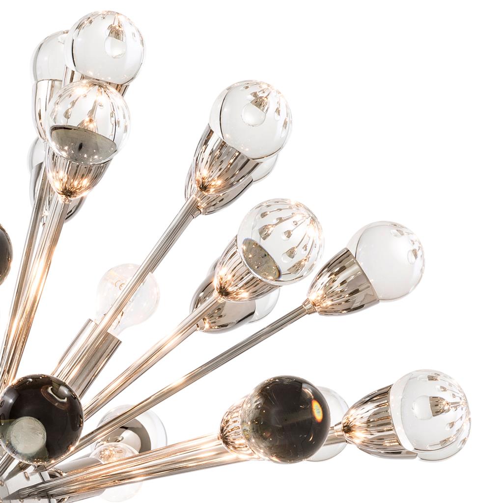 Люстра 110703 от Eichholtz прозрачная/никель EICHHOLTZ ДИЗАЙНЕРСКИЕ, ШАР 246863 Прозрачный;никель  - Вид №3