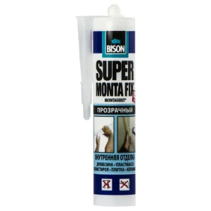 Клей для панелей Bison SU-Montafix 310 г прозрачный 12900129 STLM-2117782