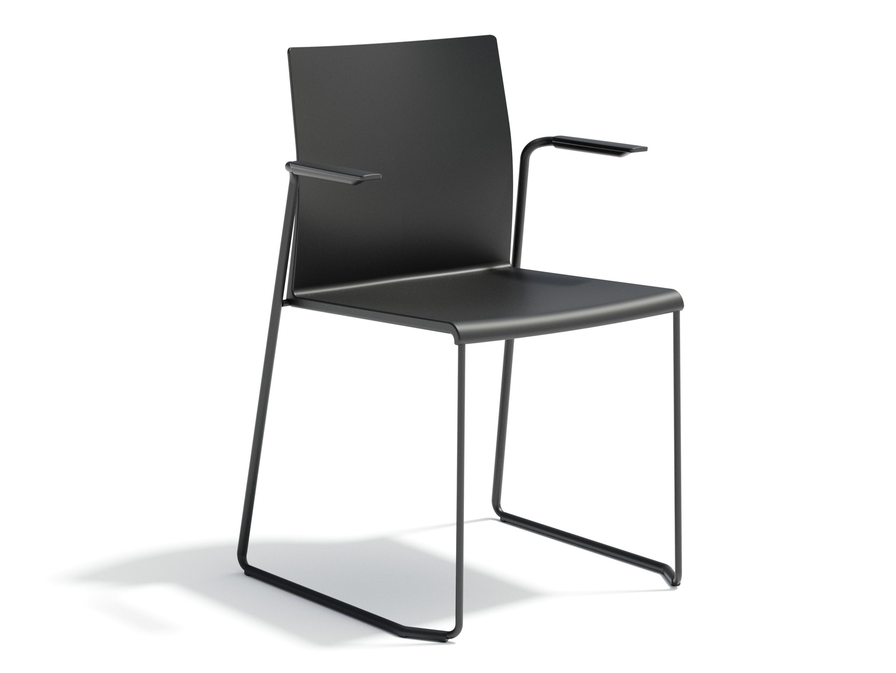 Штабелируемый стул из инженерного пластика с подлокотниками GABER Artesia ARCH-00045506