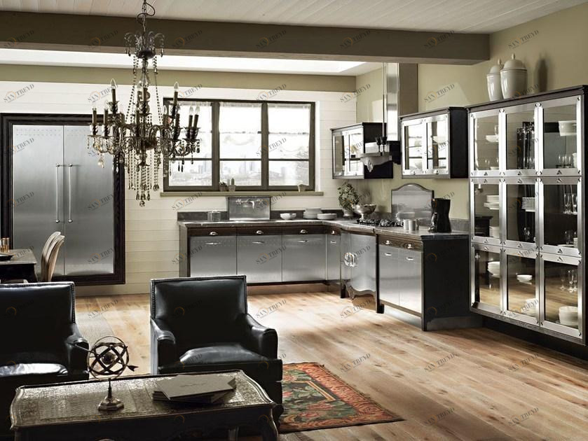 Marchi Cucine Встроенная кухня из нержавеющей стали Dechora sun-id-1498206