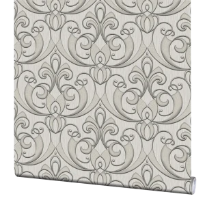 Обои флизелиновые Erismann Elegance серые 1.06 м 3633-6 82136423 STLM-2161343