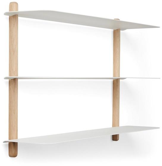 Gejst Настенный книжный шкаф из стали и дерева Nivo 20100/20101 - Вид №2