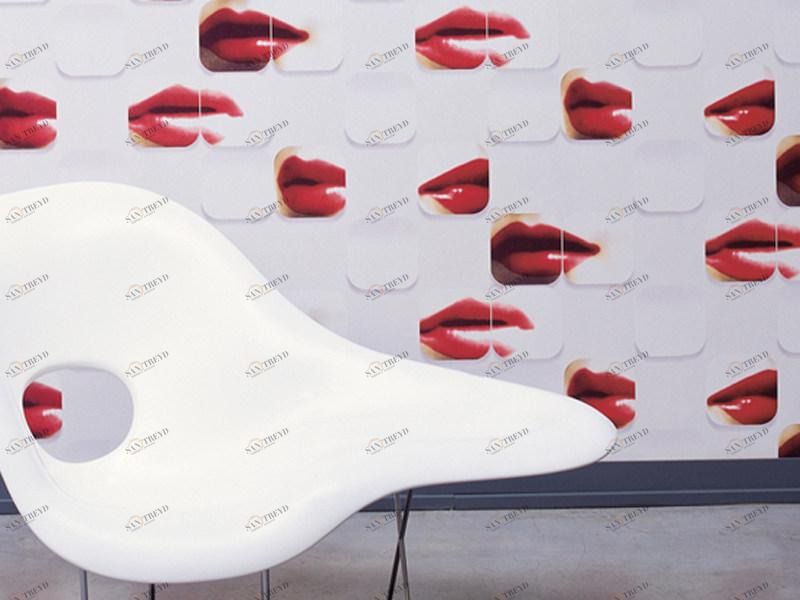 Élitis Моющиеся обои в стиле поп-арт из синтетической ткани Limitee sun-id-1438771