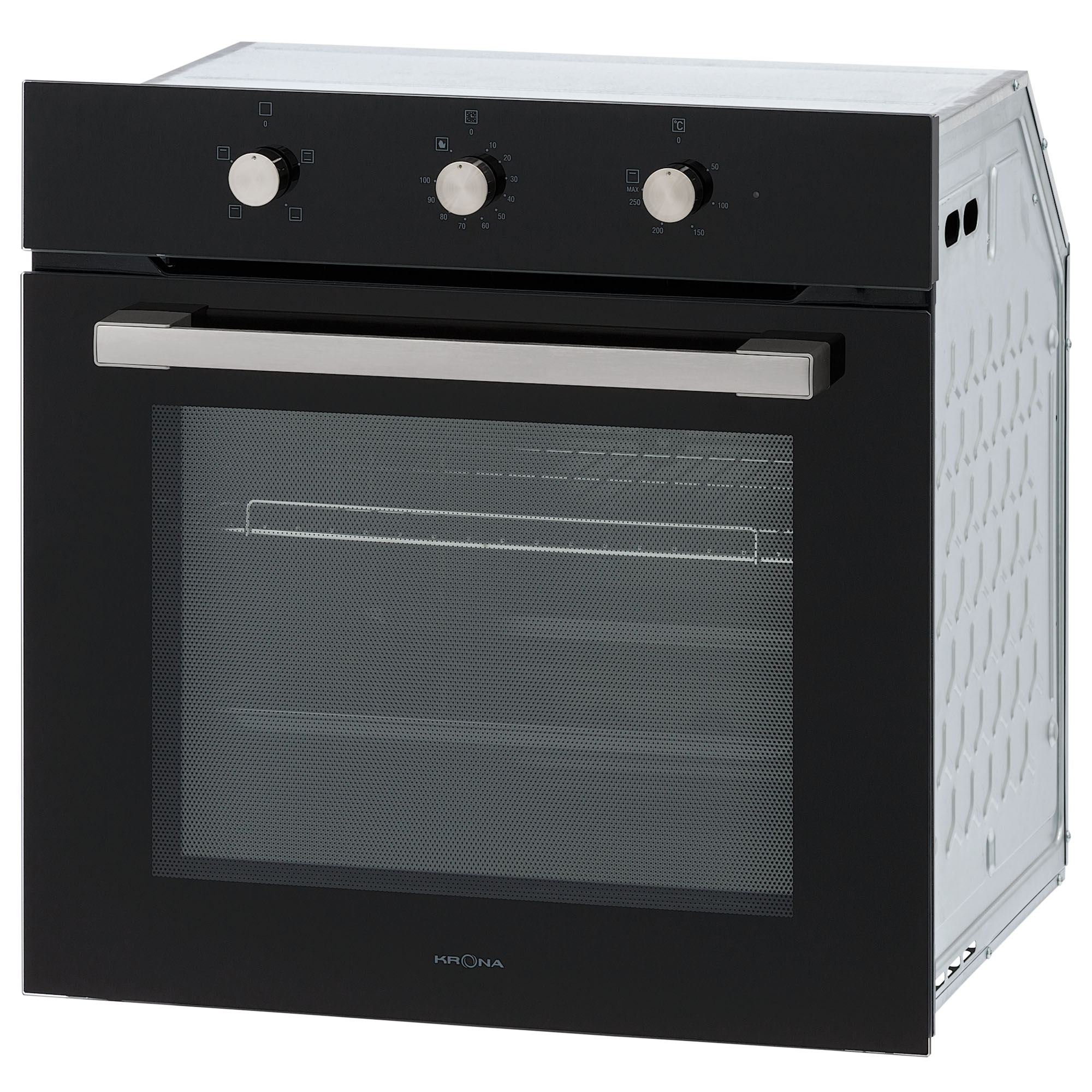 5361660 Электрический духовой шкаф KRONA SERA 60 BL черный KRONA1 STDN-0098697 - Вид №1