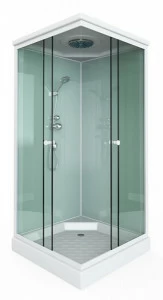 Душевая кабина Arcus S-41 (90х90) прямой низкий поддон, матовое стекло S-41