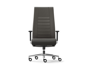 5-спицевое офисное кресло с высокой спинкой