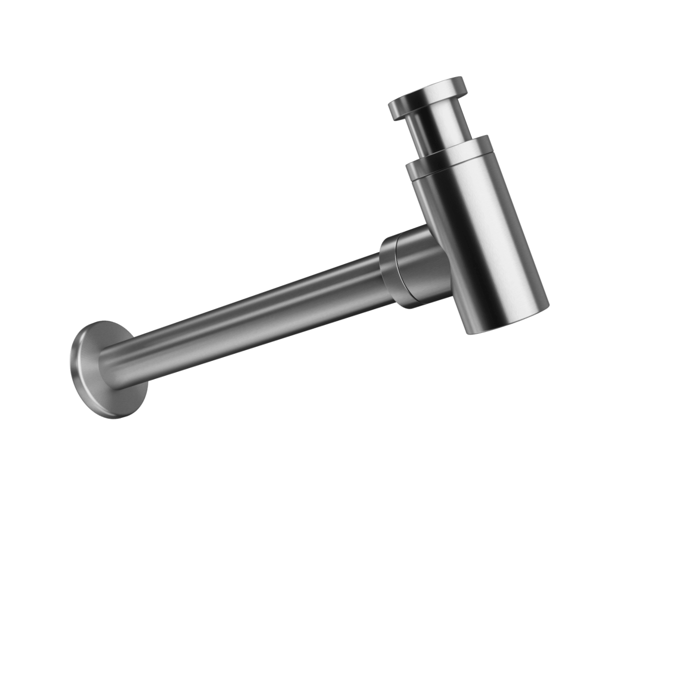 A860-S Круглый сифон из нержавеющей стали с удлинительной трубкой Duten 