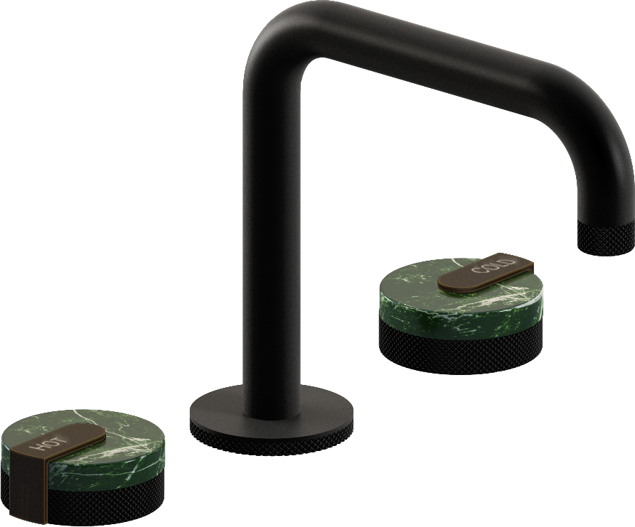 E-11511-R2MG-L1OB-MBK Смеситель для умывальника на 3 отвертия GRAFF MOD+