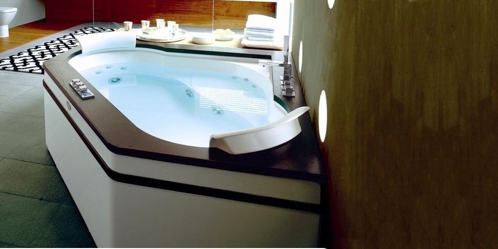 Ванна угловая с гидромассажем Aura Corner 140 9F43-492A Jacuzzi 9F43492A - Вид №1