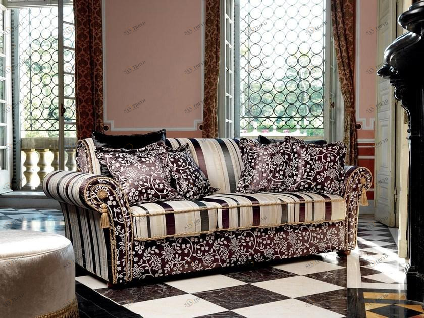 Domingo Salotti 3-х местный тканевый диван Golden sun-id-1381931