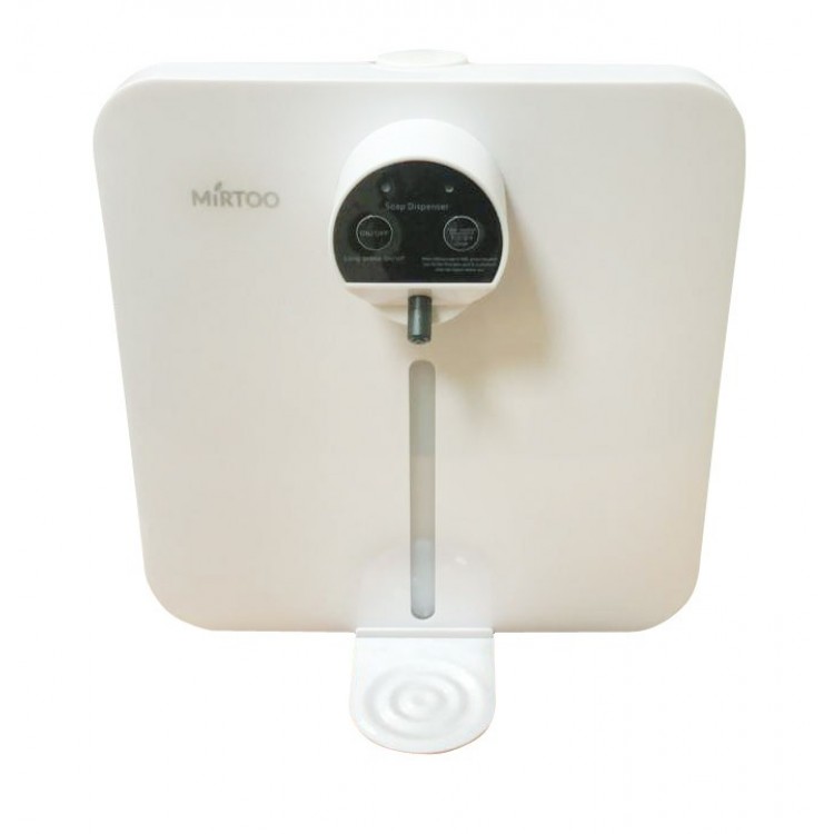 ZY22 white MIRTOO Сенсорный дозатор для антисептика MIRTOO ZY22 капельный, ультратонкий, настольный, 1300 мл белый  - Вид №1