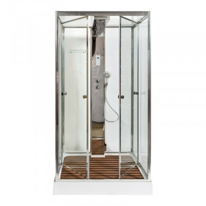 B09S+ эл. BLACK Душевая кабина DETO Серия B