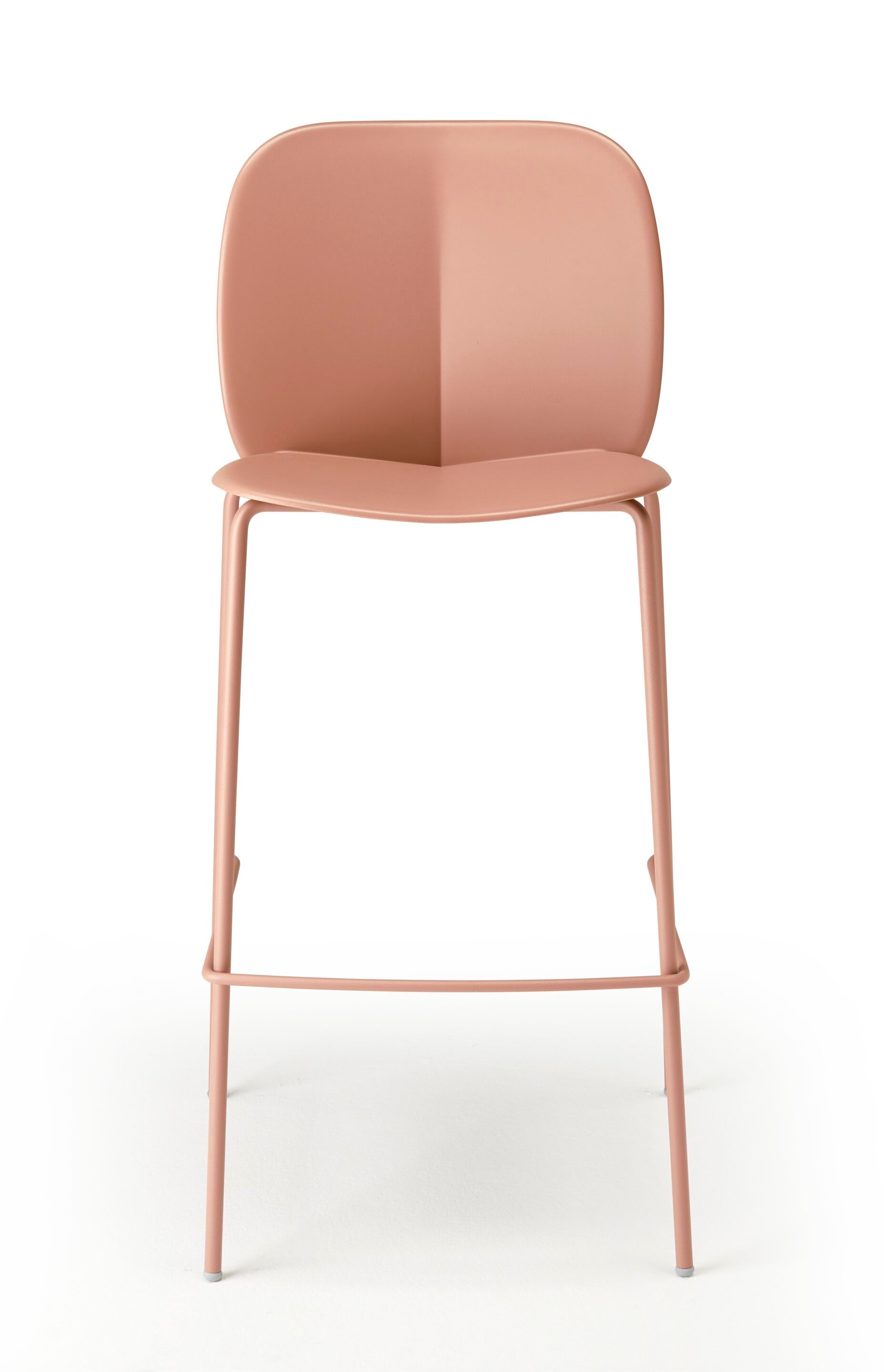 Переработанный пластиковый высокий стул с подставкой для ног S-CAB Mentha ARCH-00002524 - Вид №3