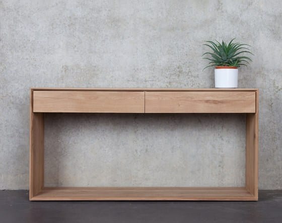 Консоль из массива дерева с ящиками Ethnicraft Nordic ARCH-00069799 - Вид №1