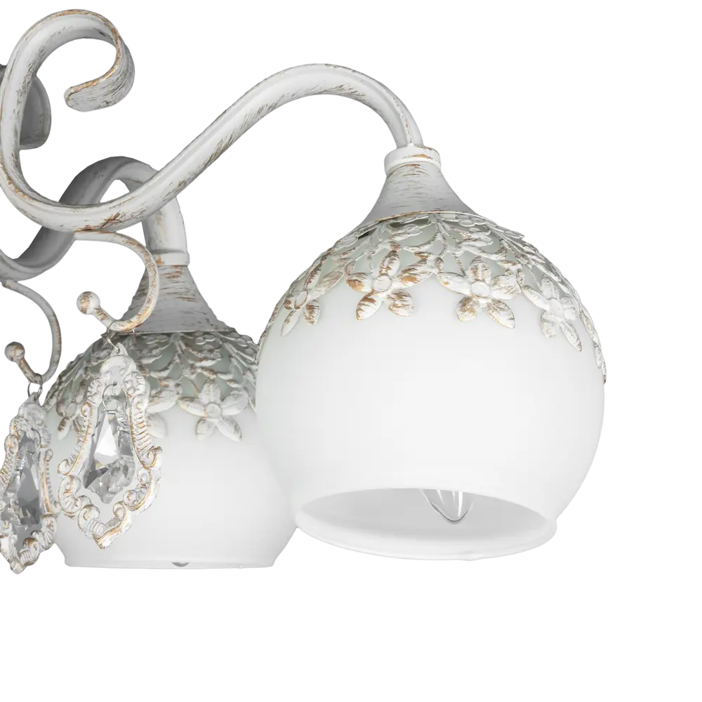 Люстра потолочная Louis L1083, 5 ламп E27, 15 м², цвет серый LAMPLANDIA STLM-2173315 - Вид №6