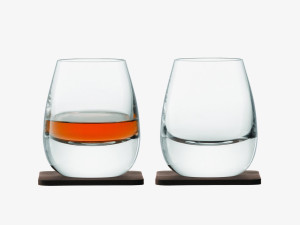 Набор стаканов из дутого стекла - 250 мл