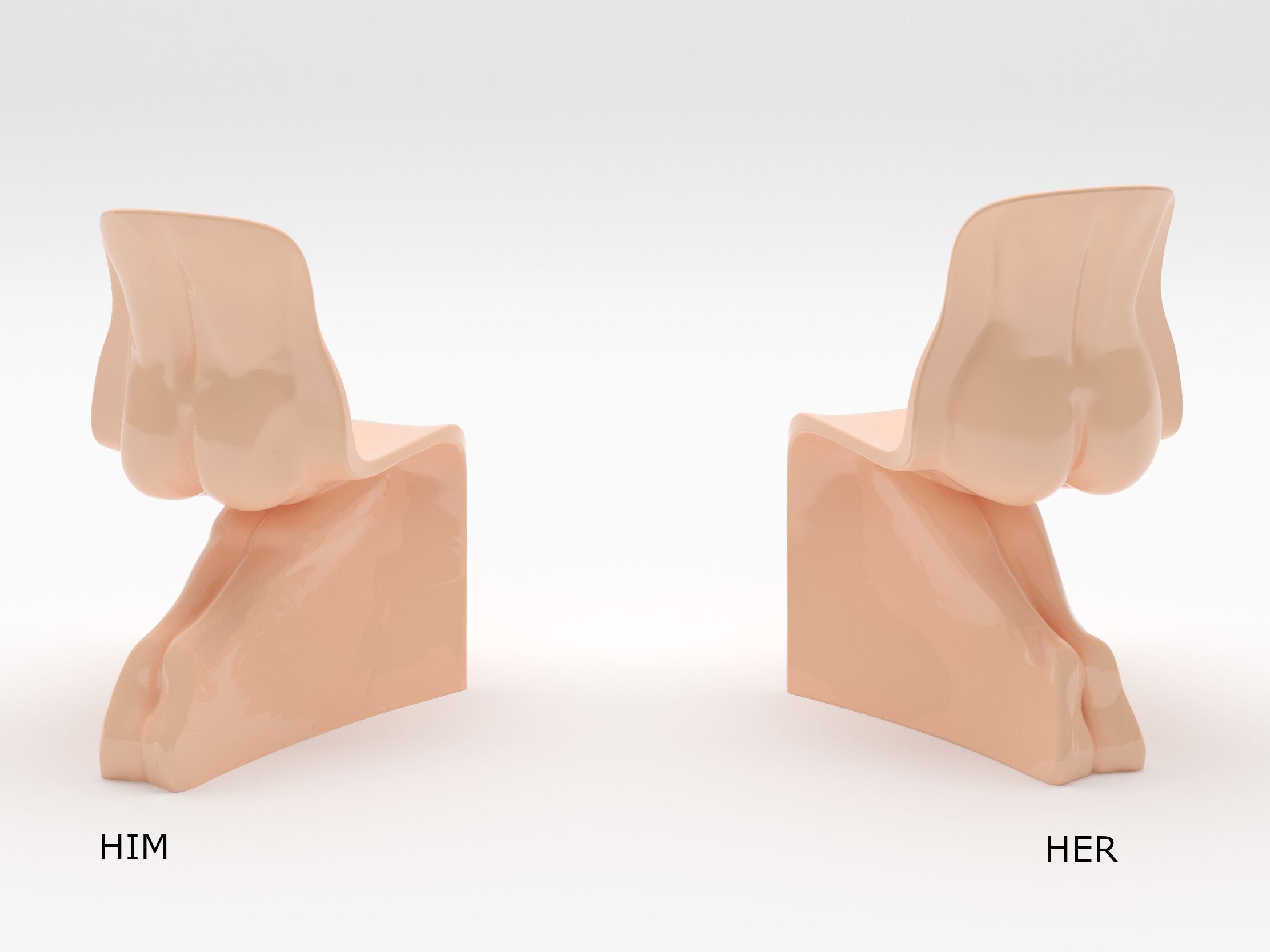 Стул из полиэтилена Casamania & Horm Him &amp ARCH-00148329