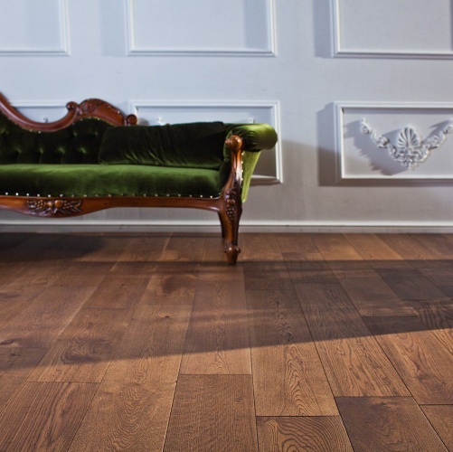 Инженерная доска Montblanc Дуб/Дуб Вилла Нова Дуб с брашью (Текстурированная) 500-1800х180 мм 2600400102 - Вид №2