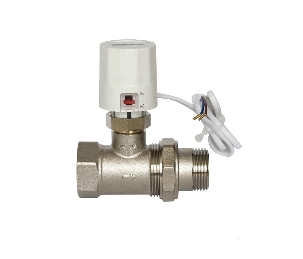 602120747  2-ходовой 1-дюймовый приводной клапан - с выпускным патрубком Eca  - Вид №1