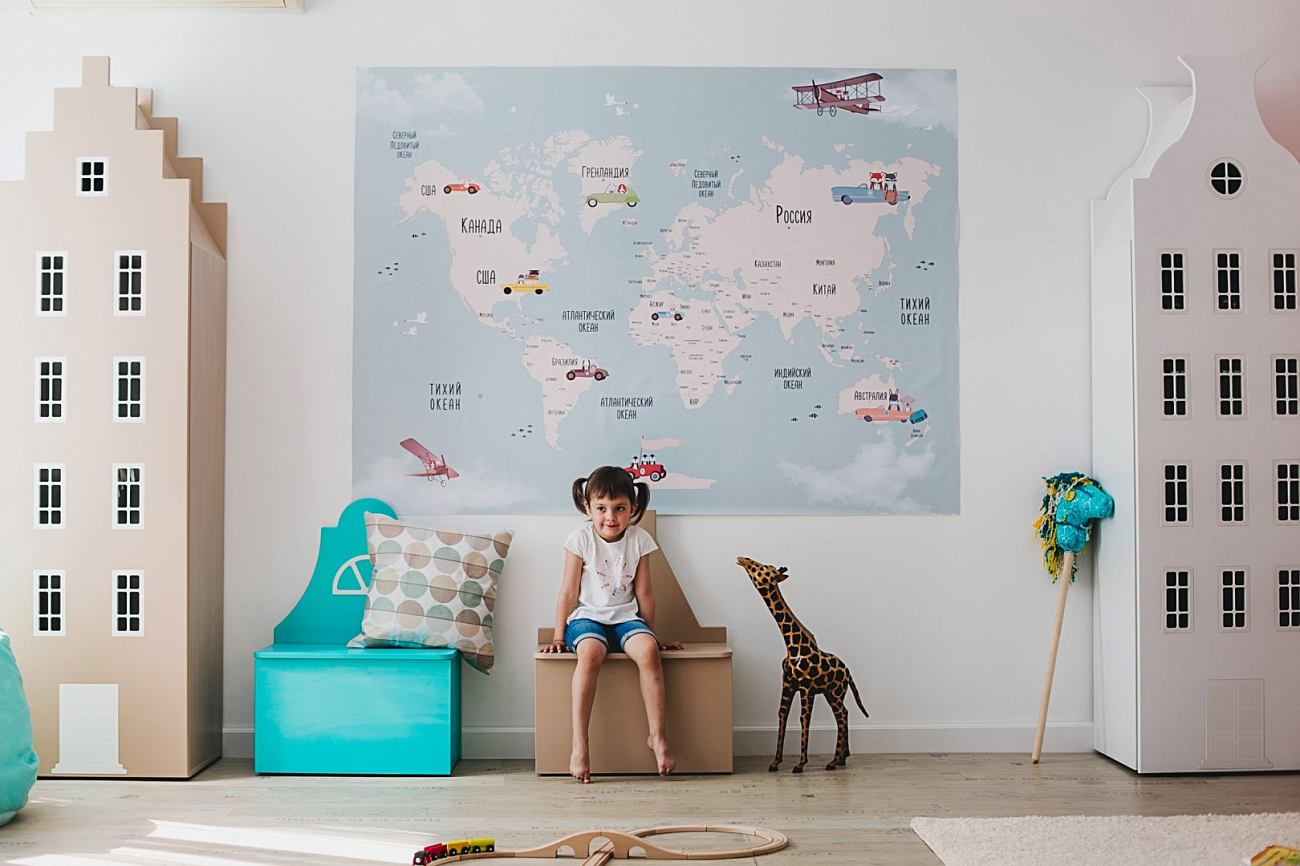 Шкаф-домик детский левый "Амстердам-1" МАНДАРИН АМСТЕРДАМ 178614 Зеленый Santreyd  - Вид №9