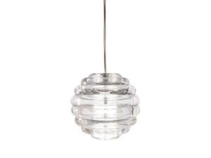 Стеклянный светодиодный подвесной светильник