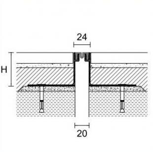PROFILPAS Соединение пола из алюминия Cerfix® projoint sun-id-1496292 - Вид №2