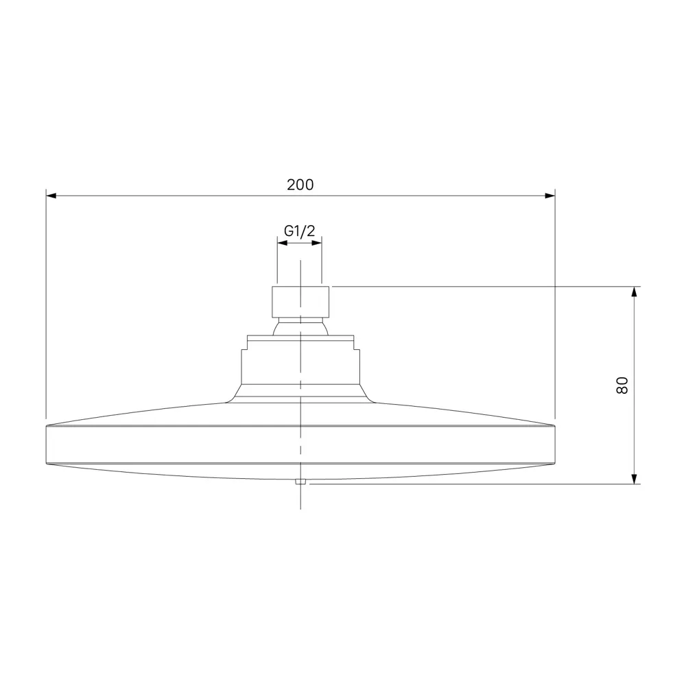 Верхний душ со смесителем Milardo Simp SIMSB1FM89 1 режим STLM-2110538 - Вид №6