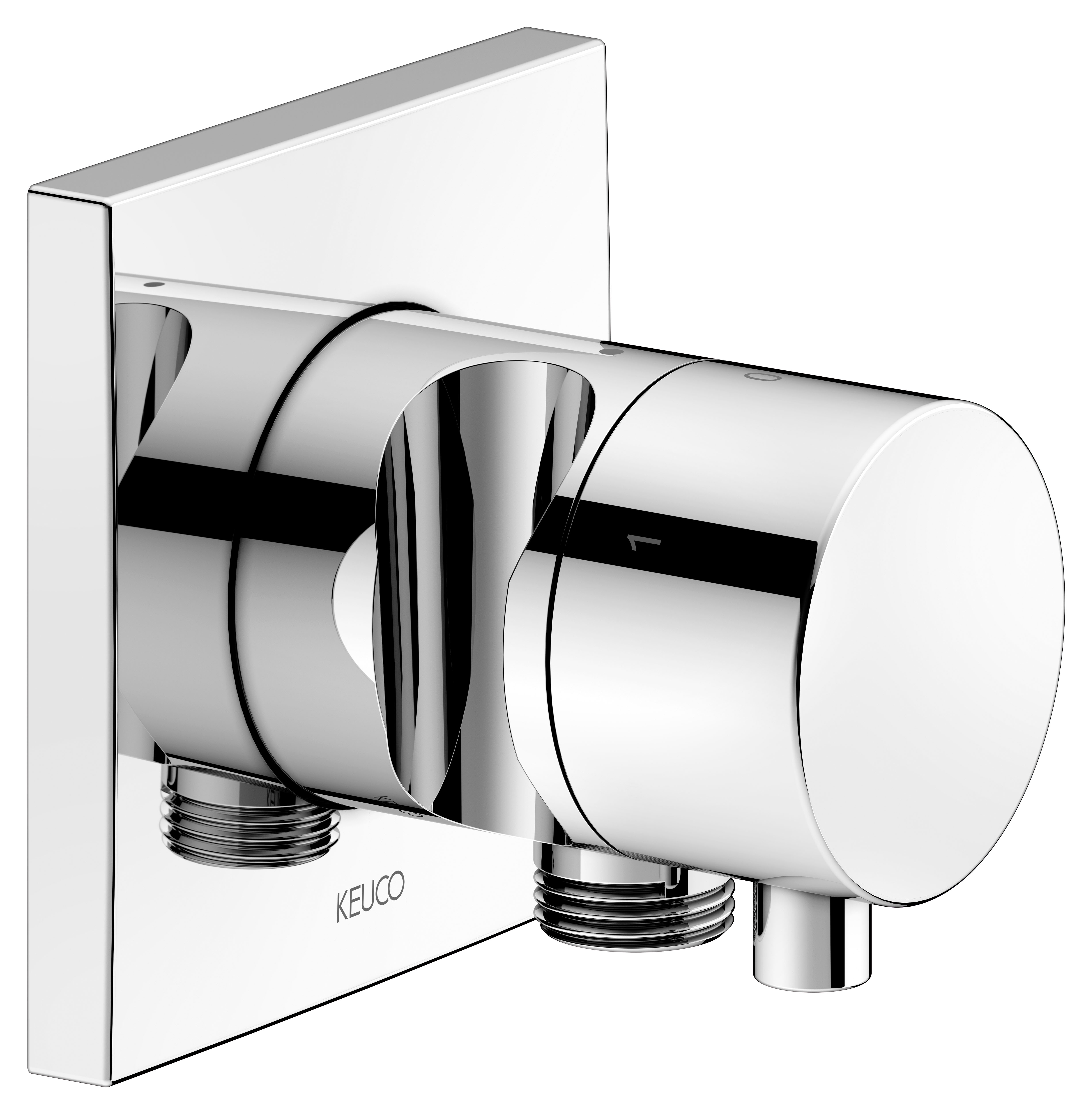 59549011202 Встраиваемый переключатель на 3 потребителя с выводом для шланга и держателем лейки DN 15 KEUCO IXMO