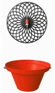 AQUAJET by Colortap Металлический садовый фонтан Aquapoint 414red - 414wht - 414grn