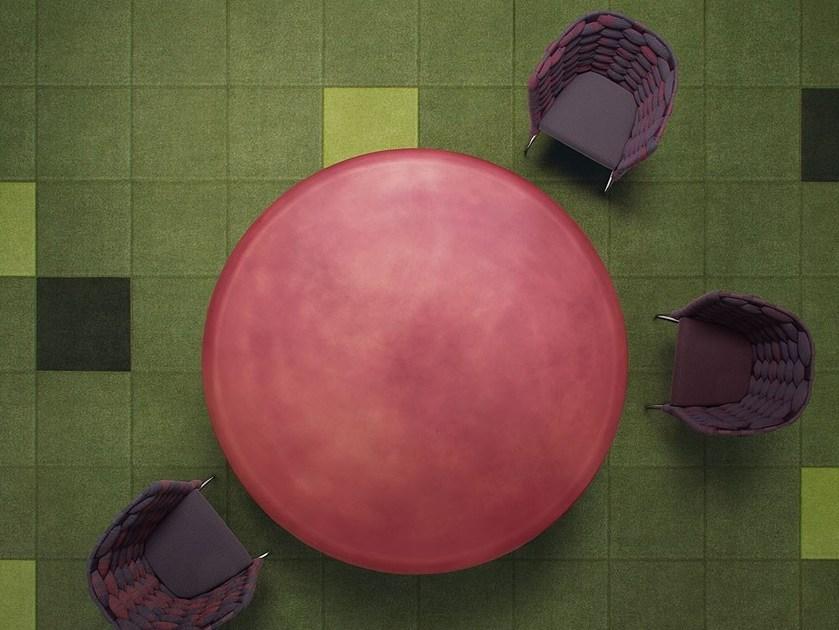 Paola Lenti Круглый обеденный стол из стали  B102a  - Вид №3